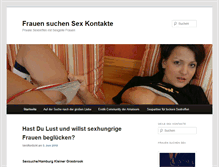 Tablet Screenshot of frauensuchensex.com